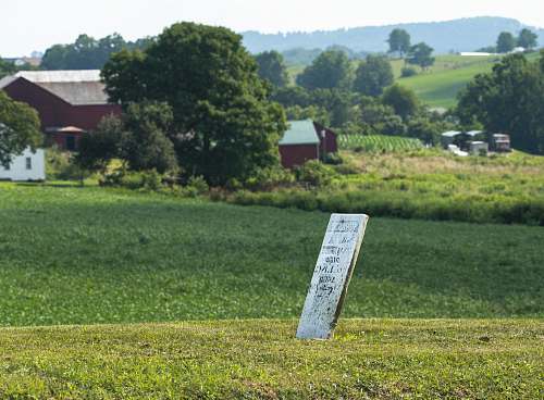 new bedford concrete signage on grass field united states